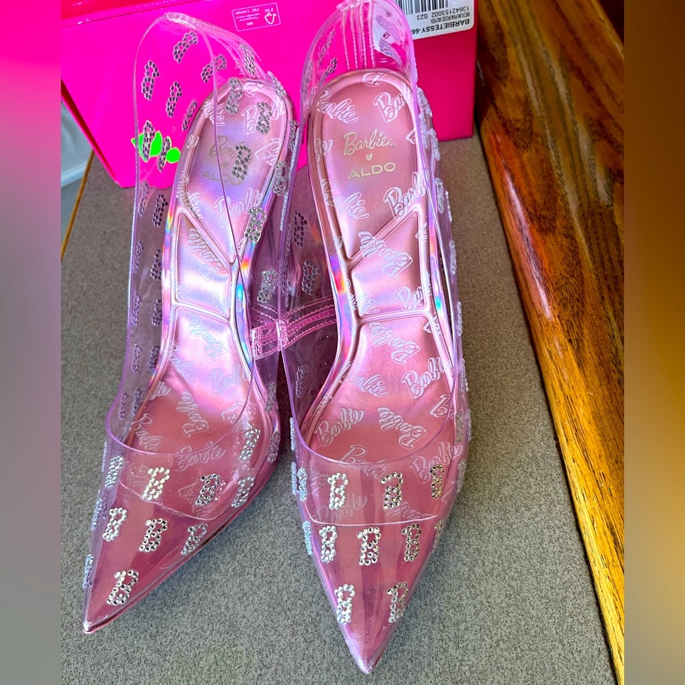 The Barbie and Aldo collaboration shoes